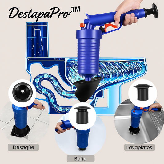 DestapaPro™ - Potencia instantánea · Sin químicos · Uso universal